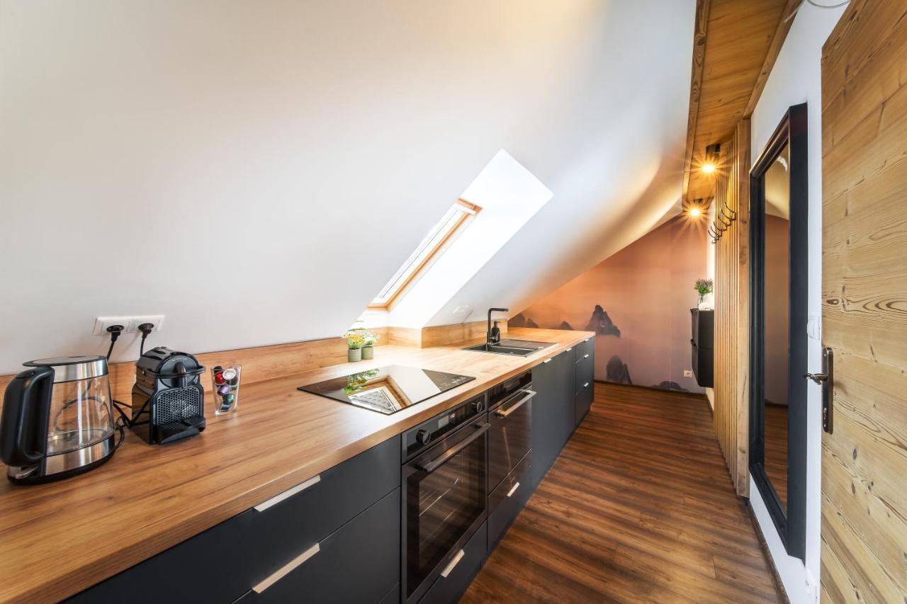Cozy Mountain Attic Apartment In High Tatras Vel'ka Lomnica Ngoại thất bức ảnh